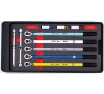 Набор калиброванных динамометрических ключей, головок с защитным покрытием и крестовой ключ FORCE 64707