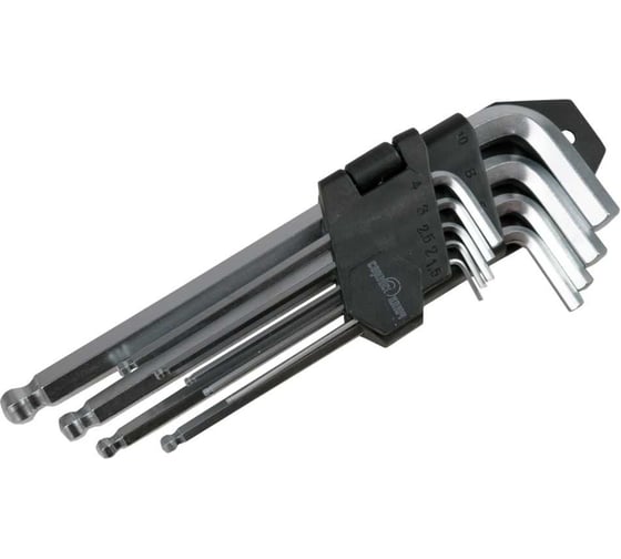 Набор шестигранников с шаром 9 предметов СЕРВИС КЛЮЧ 70670