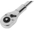 Вороток SATA 3/4" рукоятка (510мм; капл.голов.) быстросъёмн. храпов. реверс. метал. 16901 5