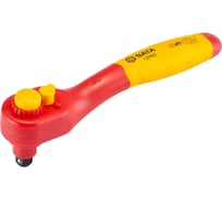 Вороток SATA 3/8" рукоятка (200мм) изолированный, быстросъёмн. храпов. реверс. 12982