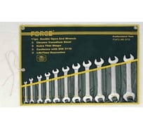 Набор рожковых ключей 11 предметов  6х7-24х27 FORCE 5112
