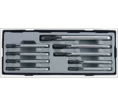 Набор накидных разъёмных гаечных ключей от 8мм до 22мм 9 предметов FORCE T50918