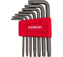 Набор Г-образных звездочек с отверстием Т10-Т40 7предметов FORCE 5071T