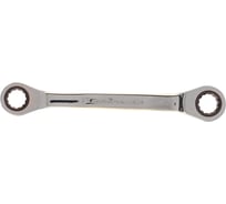 Накидной трещоточный ключ MATRIX 8х10 мм CrV зеркальный хром 14497