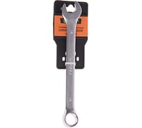 Комбинированный ключ 14мм Chrome vanadium на держателе сатинированный ЭВРИКА ER-31014