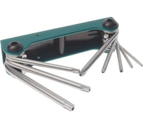 Набор ключей Rockforce TORX складной, 8 предметов T9, T10, T15, T20, T25, T27, T30, T40 RF-5083TF(27350)