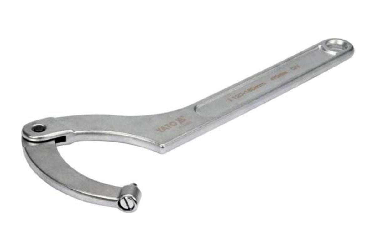 Шаровый ключ для круглых шлицевых гаек YATO 120-180 мм, с круглым ...