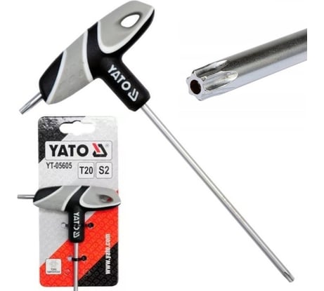Ключ YATO TORX с Т-образной рукояткой Т20 YT-05605 371305605 092 1