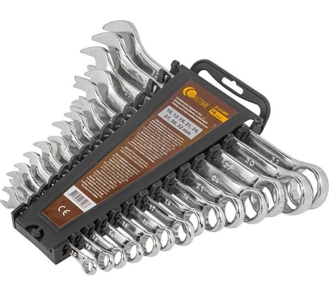 Набор ключей FORSTIME комбинированных 14 пр. (10,12-19,21,24,27,30,32мм) FT-5141MP(52497)