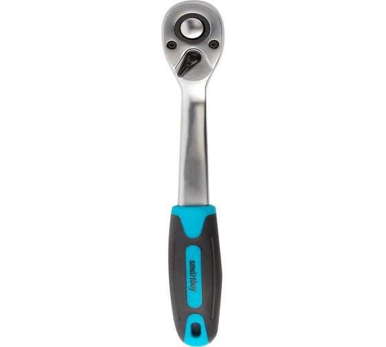 Трещотка Smartbuy под квадрат 1/4", 72 зуба, прорезиненная ручка, сталь 40х закаленная SBT-SWK-14p1