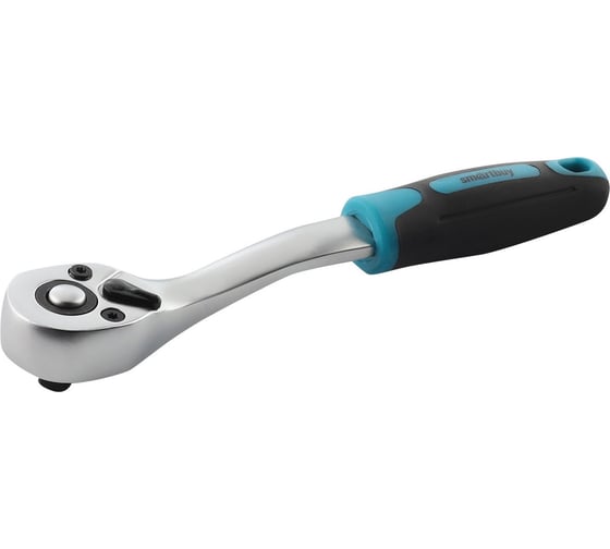 Трещотка Smartbuy под квадрат 1/4", 72 зуба, прорезиненная ручка, сталь 40х закаленная SBT-SWK-14p1