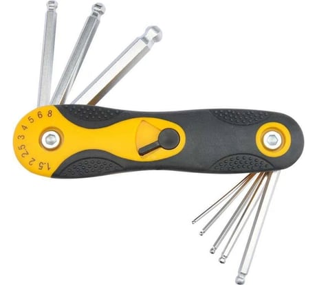 Набор шестигранников с шаром VOREL 1.5-8 мм, 8 шт. 56505