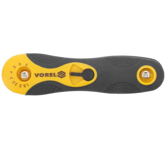 Набор шестигранников VOREL 1.5-8 мм CrV 8 шт. 56506