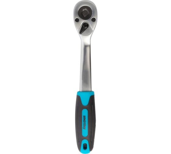 Универсальная трещотка Smartbuy под квадрат 1/2"+3/8", 72 зуба, прорезиненная ручка, сталь 40х закаленная SBT-SWK-38-21p1
