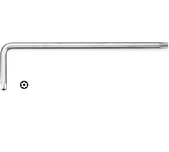 Ключ TOPTUL Г-образный, TORX T40 экстрадлинный, с отверстием, L=182 мм AIBE4018 1