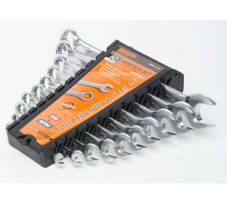 Гаечные ключи KINGQUEEN рожково-накидные 10 Pcs WIB-LY10