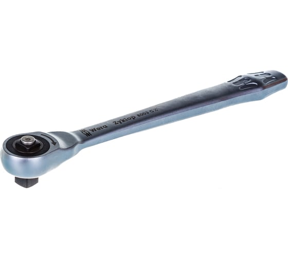 8003 C Zyklop Metal Push трещотка, сдвижной квадрат, 1/2" x 281 мм, 76 зубьев WERA WE-004063