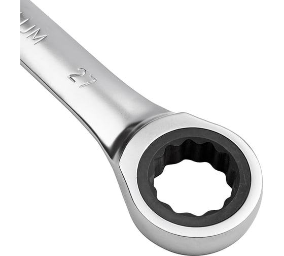 Комбинированный трещоточный ключ AV Steel 27 мм. AV-315027