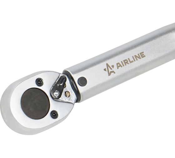Ключ Airline динамометрический 3/8" 19-110Нм в кейсе,набор 6 пр(адапт1/4"1/2"голов14,17,19удл150) ATBN013