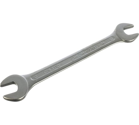 Гаечный рожковый ключ Kraftool Expert Cr-V сталь хромированный 13x14 мм 27033-13-14