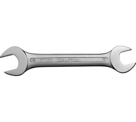 Гаечный рожковый ключ Kraftool Expert Cr-V сталь хромированный 27x30 мм 27033-27-30