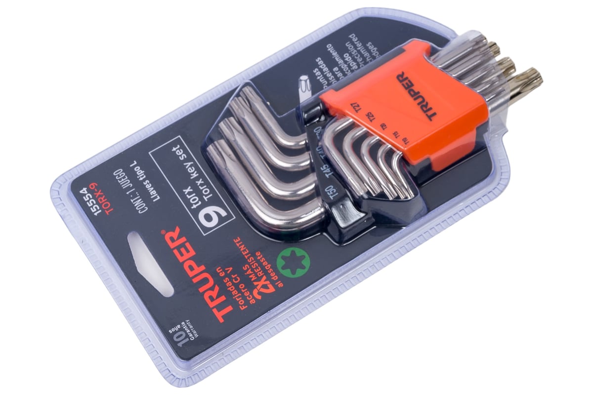 Набор ключей Torx Truper 9 шт TORX-9 15554 - выгодная цена, отзывы ...