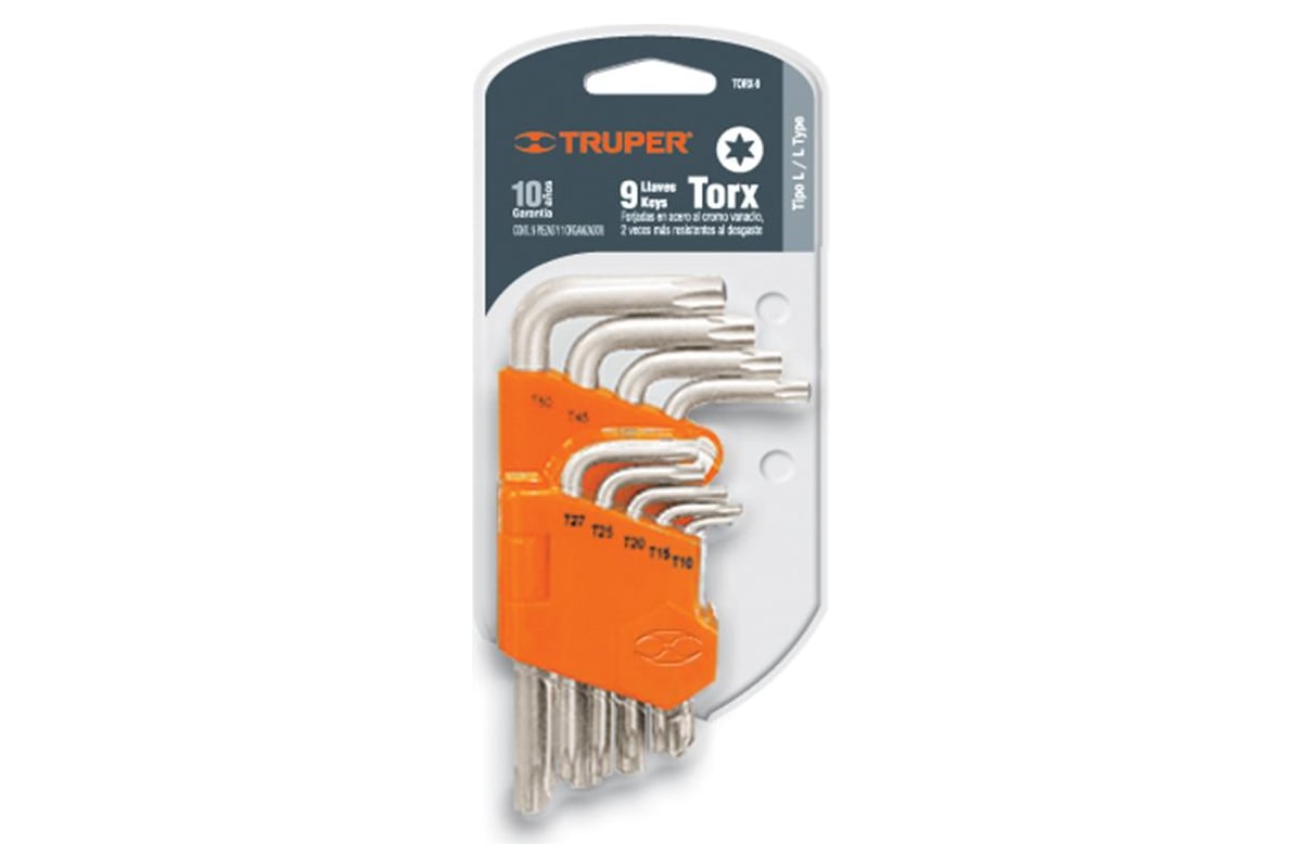 Набор ключей Torx Truper 9 шт TORX-9 15554 - выгодная цена, отзывы ...