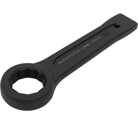Накидной ударный односторонний ключ Rockforce 30мм, L-185мм RF-79330(17520)