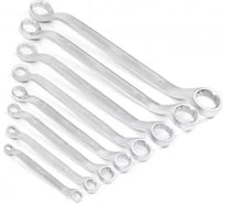 Набор накидных двусторонних ключей Hortz 6-24 мм, хромированные, 8 шт. 103545