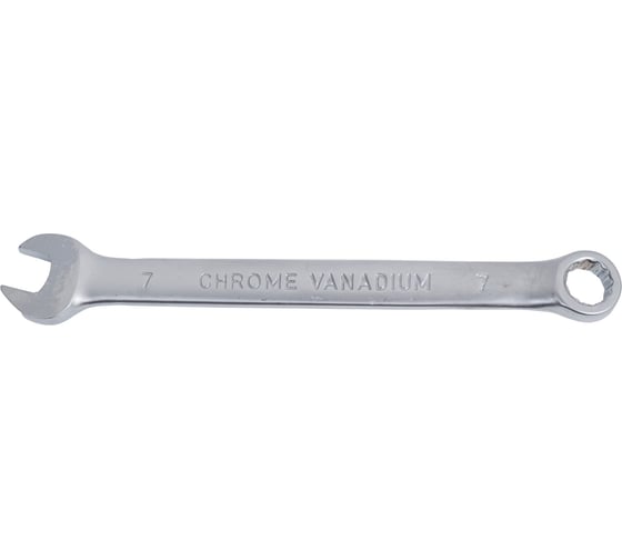 Комбинированный ключ BARTEX 7 мм, матовый, CrV сталь 169963 1
