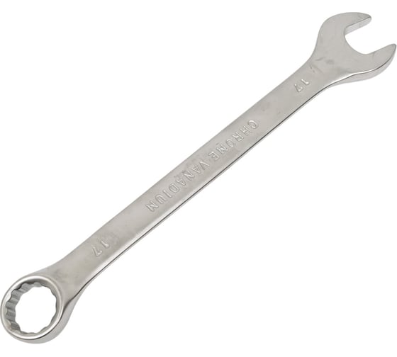 Комбинированный ключ BARTEX 17 мм, матовый, CrV сталь 169972
