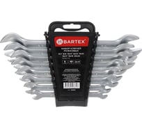Набор рожковых ключей BARTEX М80 6-22 мм, матовый, CrV сталь, 8 предметов 169994