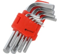 Набор шестигранных ключей HEX BARTEX Г-образные, 9 предметов 388522