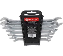 Набор рожковых ключей BARTEX М60 6-17 мм, матовый, CrV сталь, 6 предметов 169992