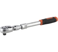 Телескопическая шарнирная трещотка АвтоDело PRO 1/2" 72 зубца, 5 градусов 39599 16162