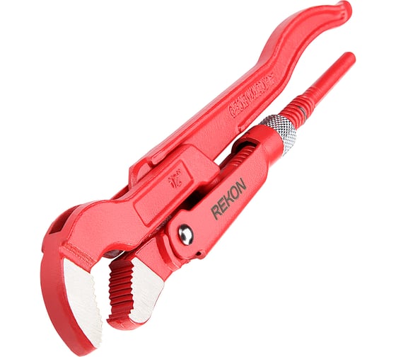 Трубный рычажный ключ REKON с S-образными губками 1/2", CrV 052001 1