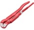 Трубный рычажный ключ REKON с S-образными губками 1/2", CrV 052001 2