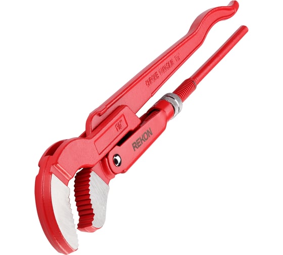Трубный рычажный ключ REKON с S-образными губками 1-1/2", CrV 052003 1