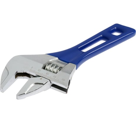 Разводной ключ ТУНДРА укороченная обрезиненная рукоятка, широкий захват до 45 мм, 200 мм 9234525