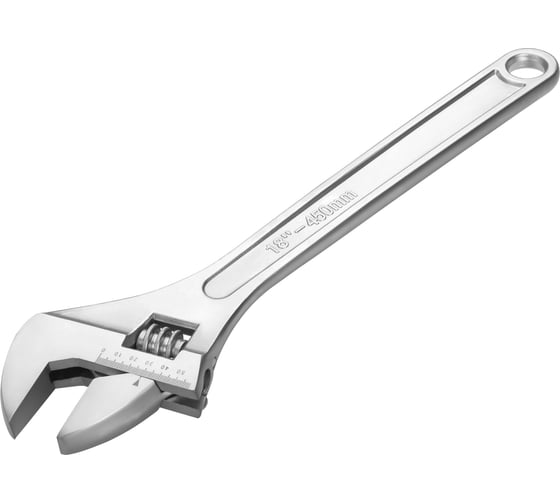 Ключ гаечный разводной REKON R768, длина 18", макс. захват губок 50 мм 054018