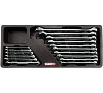 Набор-сет комбинированных ключей TOPTUL 6-24мм, 16шт, 434x176мм GAAT1604