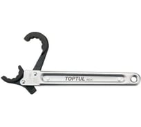 Запирающийся накидной ключ с псевдотрещоткой TOPTUL 13 мм AEAT1313