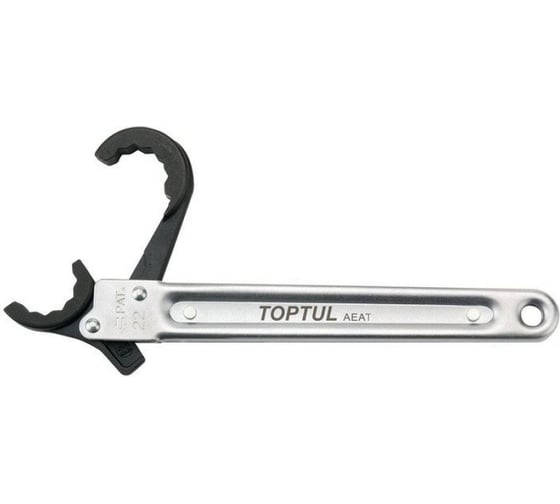 Запирающийся накидной ключ с псевдотрещоткой TOPTUL 13 мм AEAT1313 1