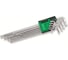 Набор экстра-длинных ключей Torx TOPTUL T10-Т50, 9 шт. GAAL0923 1