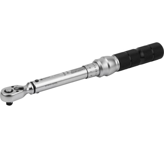 Динамометрический ключ NORGAU предельный с трещоткой 1/4" 5-25 Нм, тип NTW30-025RL с поверкой 051109005/П