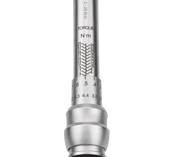Динамометрический ключ NORGAU предельный с трещоткой 1/4" 5-25 Нм, тип NTW30-025RL с поверкой 051109005/П