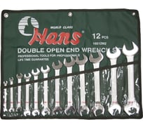 Комплект рожковых ключей Hans 12 предметов 16512MZ