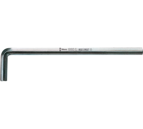 Г-образный ключ Wera 950 L SW 8/200 мм WE-021635