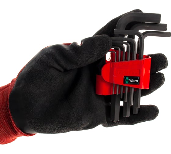 Набор Г-образных ключей метрических Wera 950/9 BM N CLIP 9TLG/9 PCS WE-021737