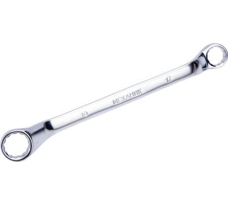 Кольцевой гаечный ключ Энкор коленчатый 17x19 мм 1/10/200 26121